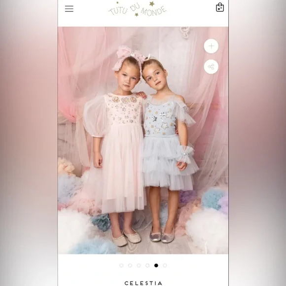 Tutu du monde Kids Starry Sky blue Dress - Picture 3 of 4
